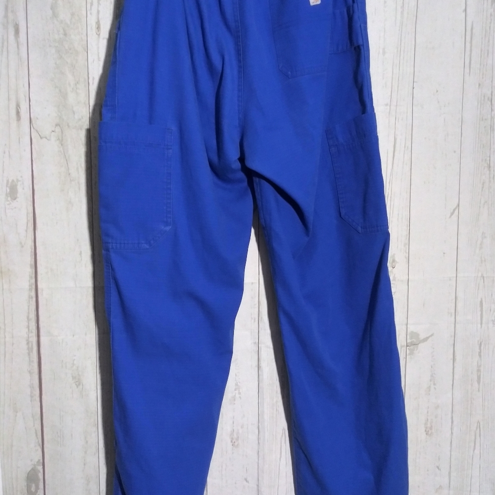 Carhartt Blue Scrub Pants Drawstring Waist - Picture 3 of 7